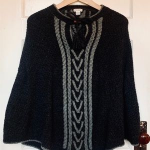 Kate Spade Wool Cape Poncho - O/S